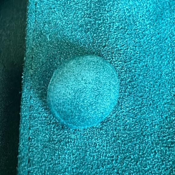 Ann Taylor Turquoise Suede Jacket M - Picture 6 of 13